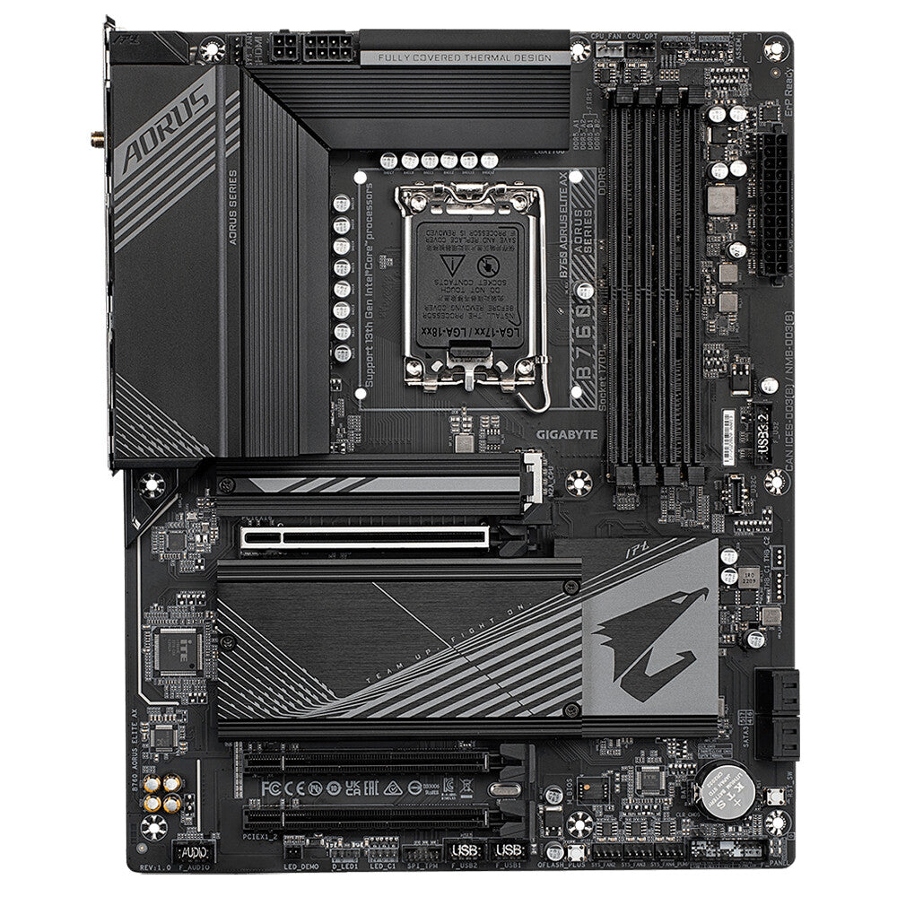 Gigabyte B760 AORUS ELITE AX (rev. 1.0) ATX motherboard - Intel B760 LGA 1700