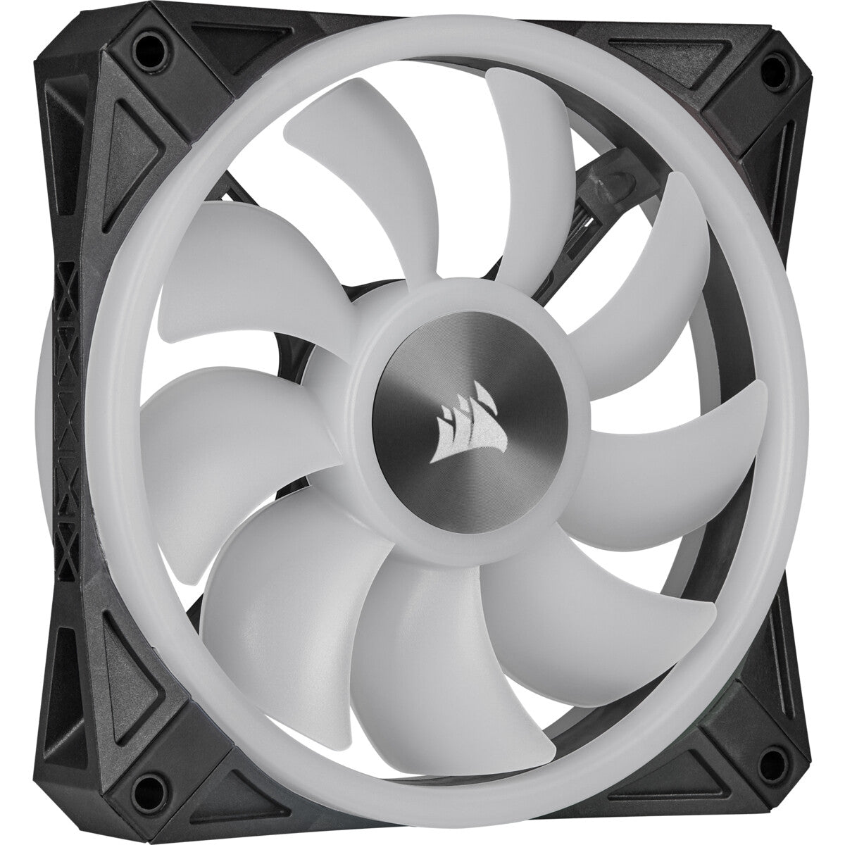 Corsair iCUE QL120 RGB - Computer Case Fan in Black / White - 120mm (Pack of 3)