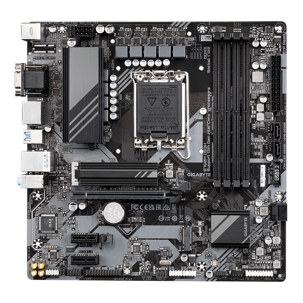 Gigabyte B760M DS3H Micro ATX motherboard - Intel B760 Express LGA 1700