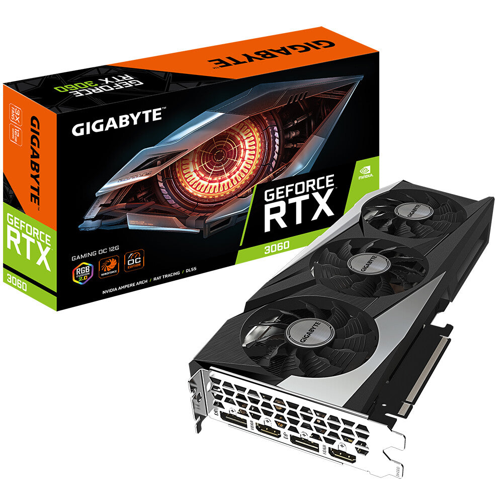 Gigabyte GAMING OC 12G (rev. 2.0) - NVIDIA 12 GB GDDR6 GeForce RTX 3060 graphics card