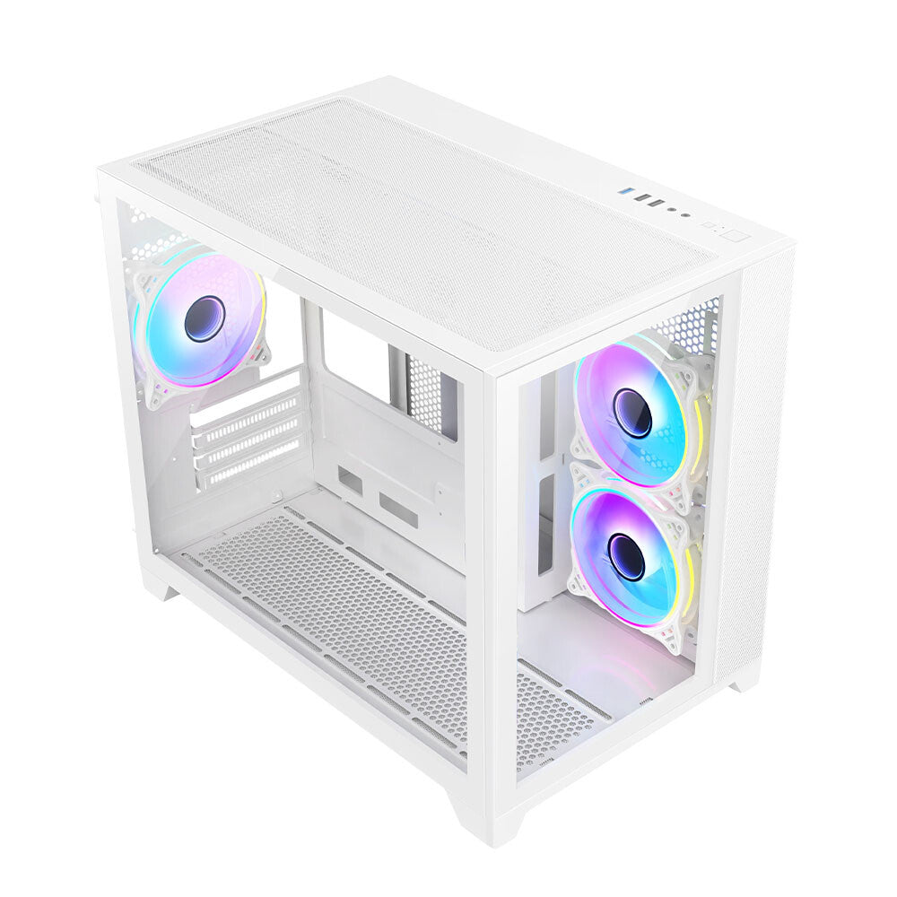 VIDA Akira - MicroATX Mini Tower Case in White