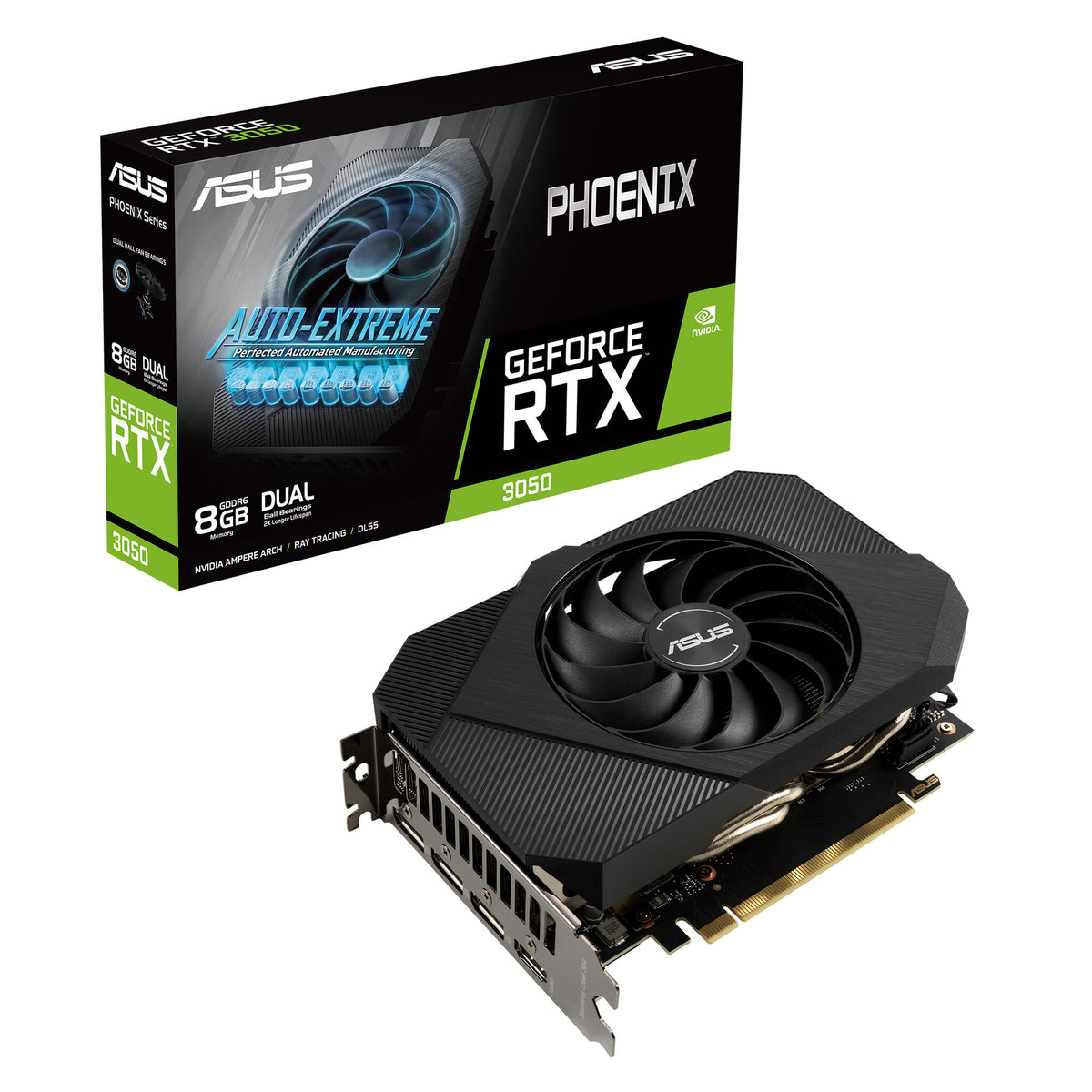 ASUS Phoenix - NVIDIA 8 GB GDDR6 GeForce RTX 3050 graphics card