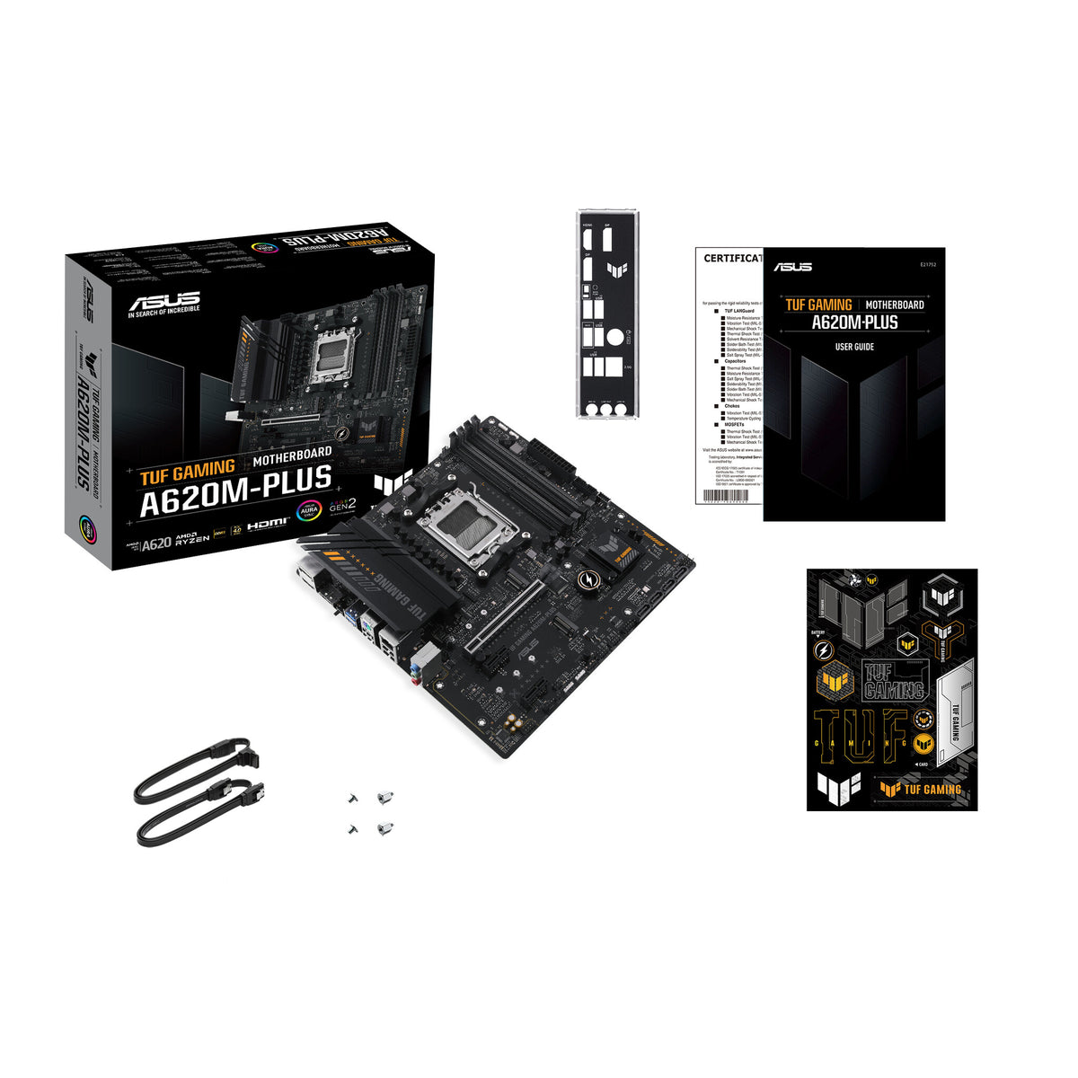 ASUS TUF GAMING A620M-PLUS micro ATX motherboard - AMD A620 Socket AM5