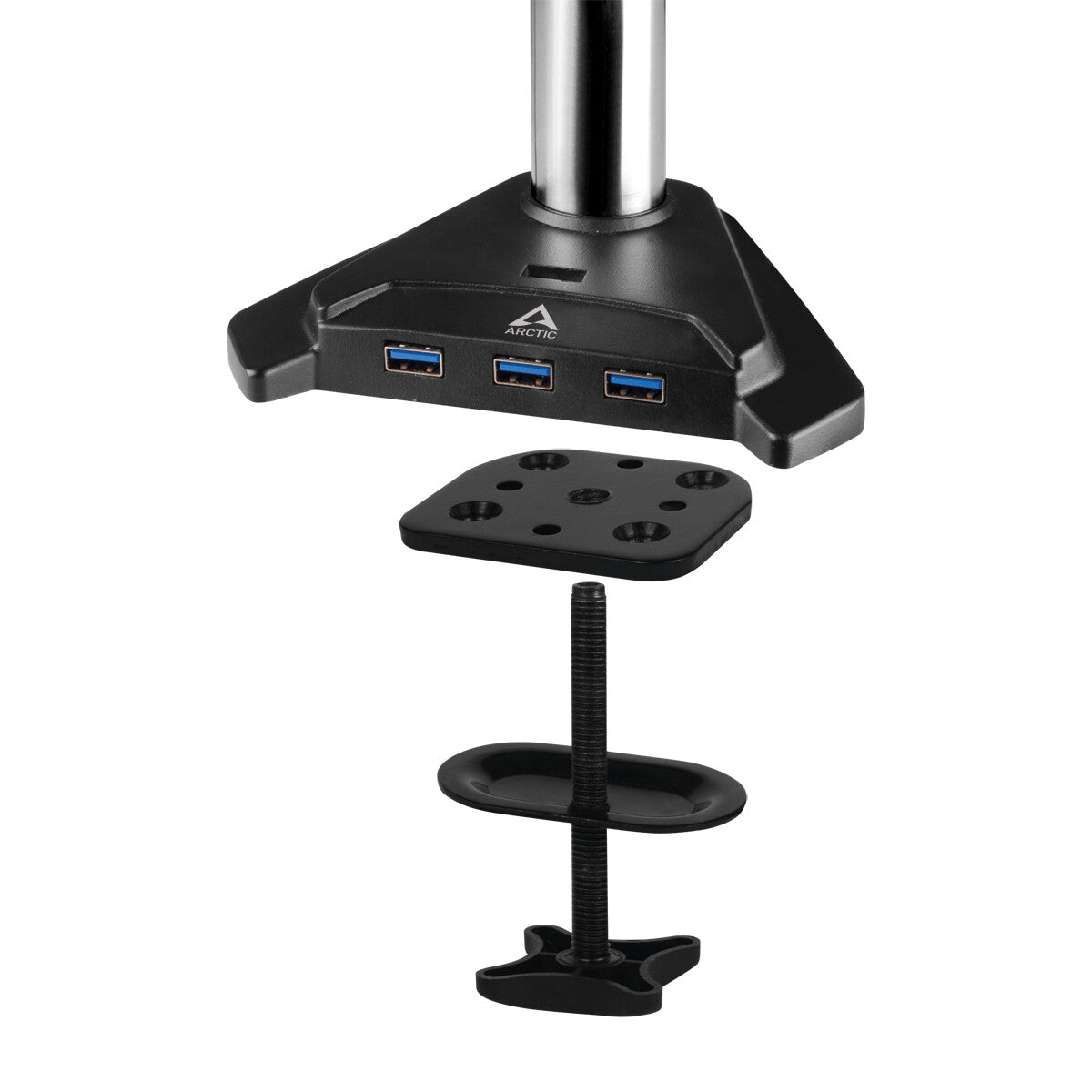 ARCTIC Z2 Pro (Gen 3) - Dual Monitor Arm with USB 3.0 Hub