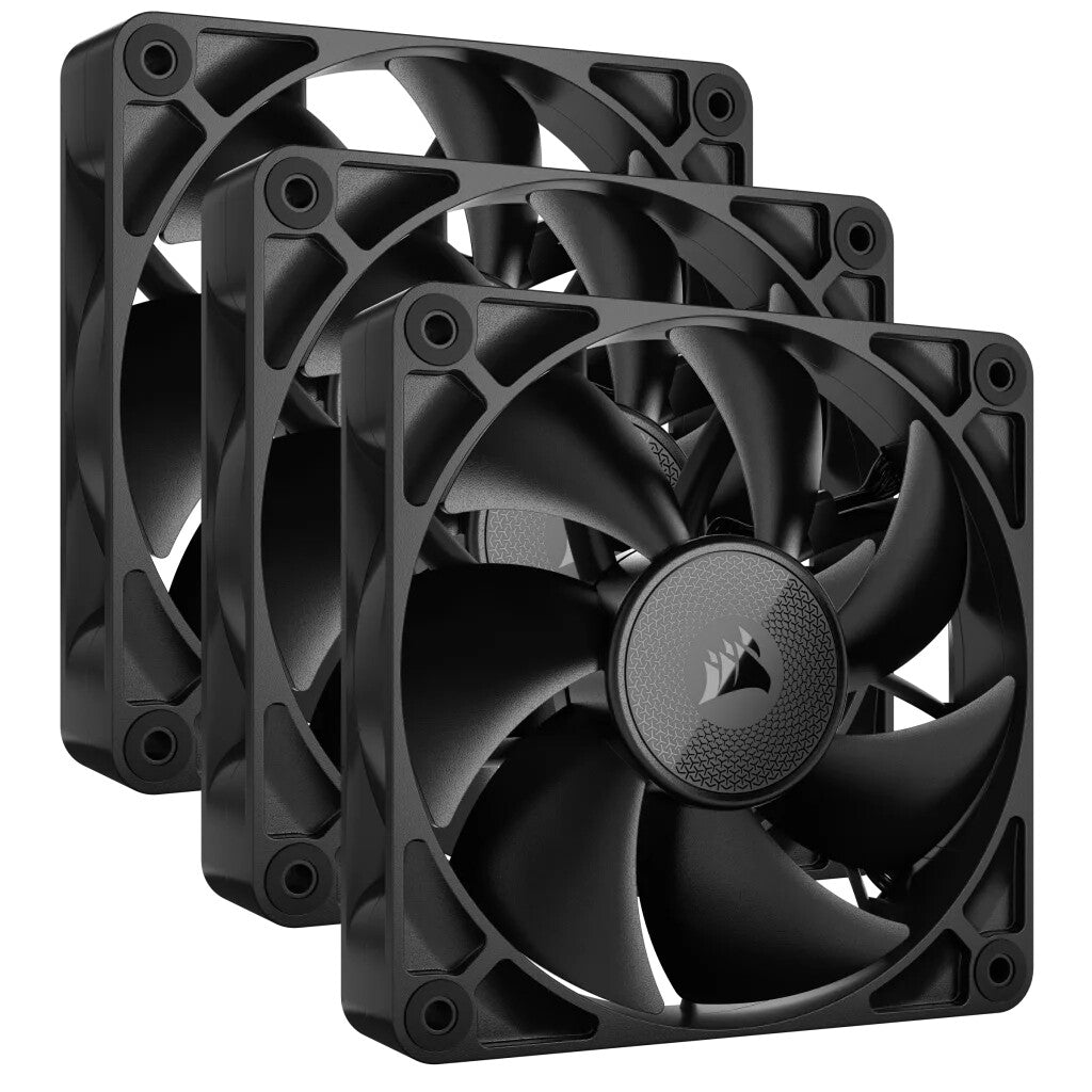 Corsair iCUE LINK RX120 - Computer Case Fan in Black - 120mm (Pack of 3)