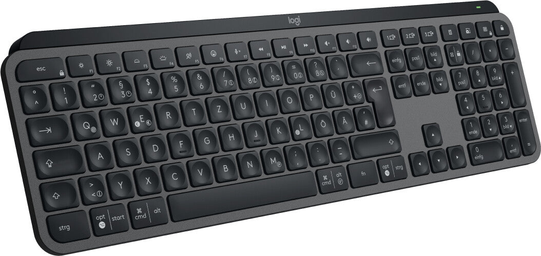 Logitech MX Keys S Combo -  RF Wireless + Bluetooth Mouse + Wireless QWERTZ German Keyboard