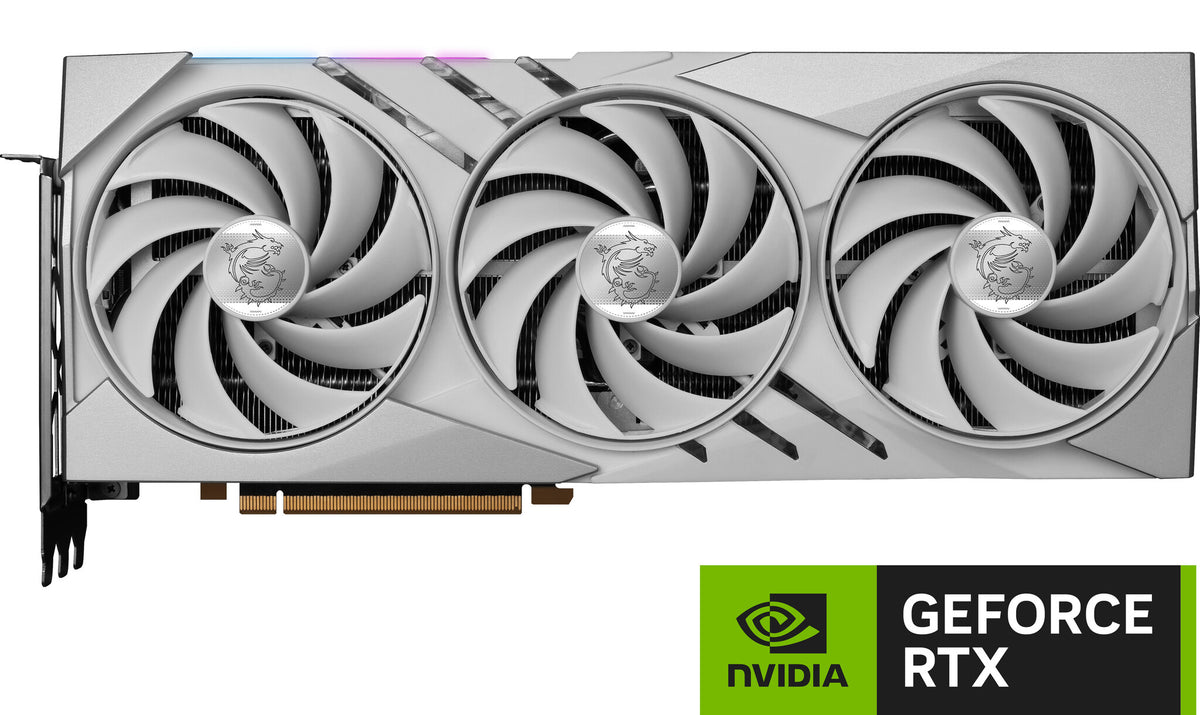 MSI GAMING X SLIM WHITE - NVIDIA 16 GB GDDR6X GeForce RTX 4080 SUPER graphics card