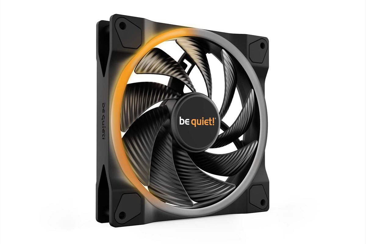 be quiet! Light Wings - ARGB PWM High Speed Computer Case Fan in Black - 140mm