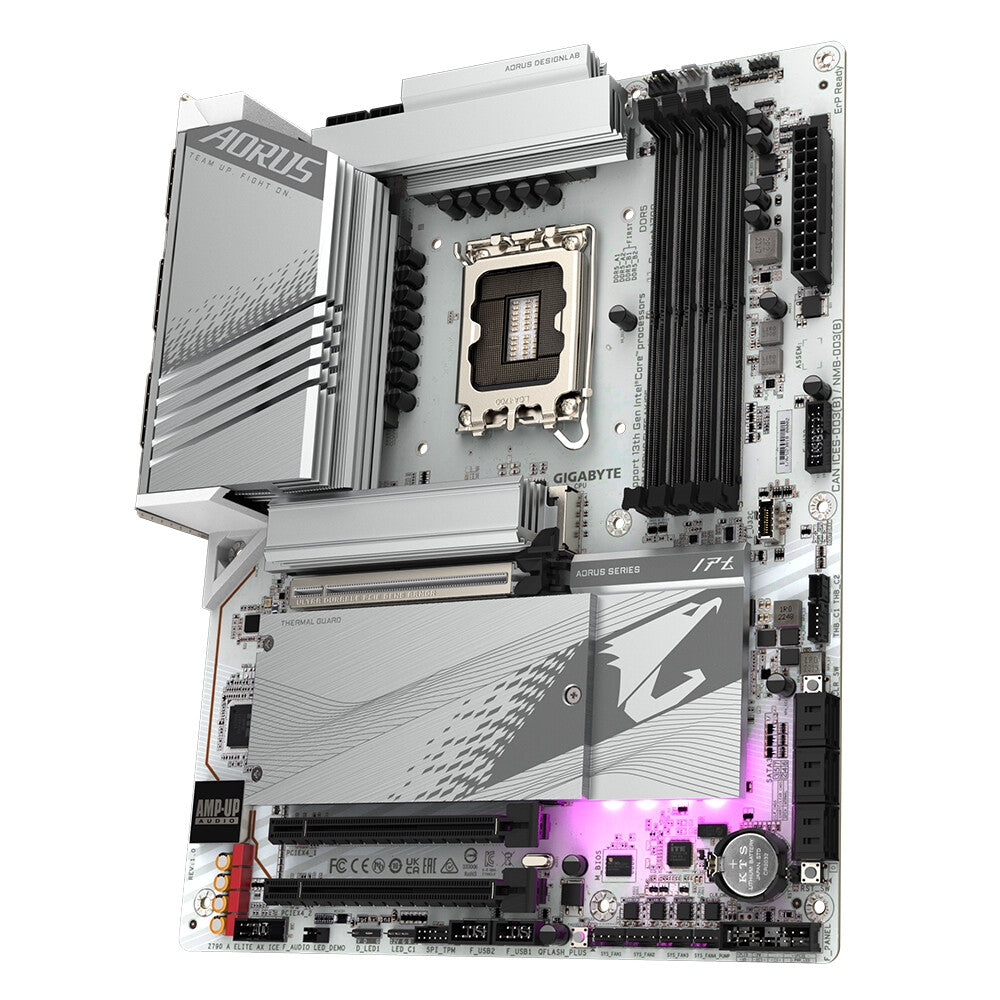 Gigabyte Z790 AORUS ELITE AX ICE ATX motherboard - Intel Z790 Express LGA 1700