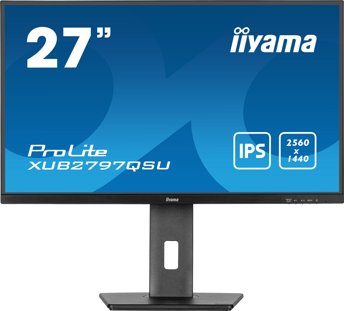 iiyama ProLite XUB2797QSU-B1 - 61 cm (24&quot;) - 2560 x 1440 pixels Wide Quad HD LED Monitor