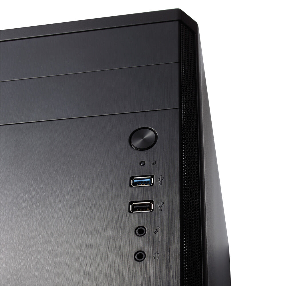 Fractal Design Core 1100 - MicroATX Mini Tower Case in Black