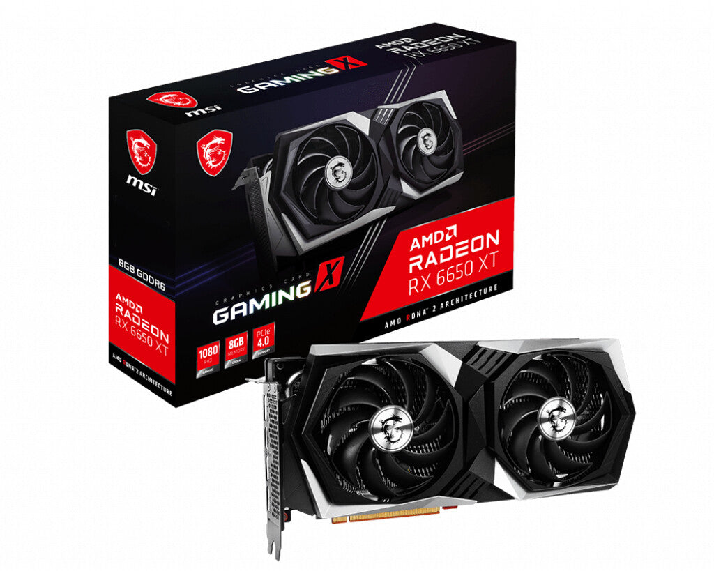 MSI GAMING X - AMD 8 GB GDDR6 Radeon RX 6650 XT graphics card