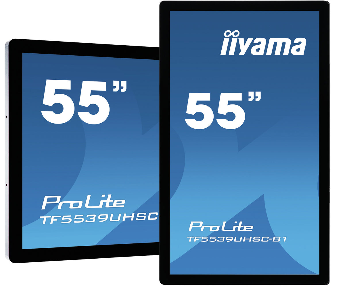 iiyama ProLite TF5539UHSC-B1AG computer monitor 139.7 cm (55&quot;) 3840 x 2160 pixels 4K Ultra HD LED Touchscreen Multi-user Black