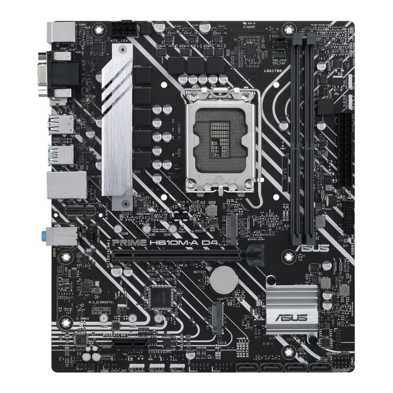 ASUS PRIME H610M-A D4-CSM micro ATX motherboard - Intel H610 LGA 1700