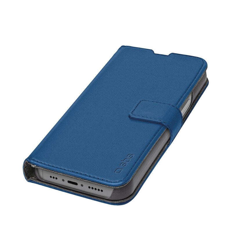 SBS Book Wallet mobile phone case for iPhone 14 Pro in Blue