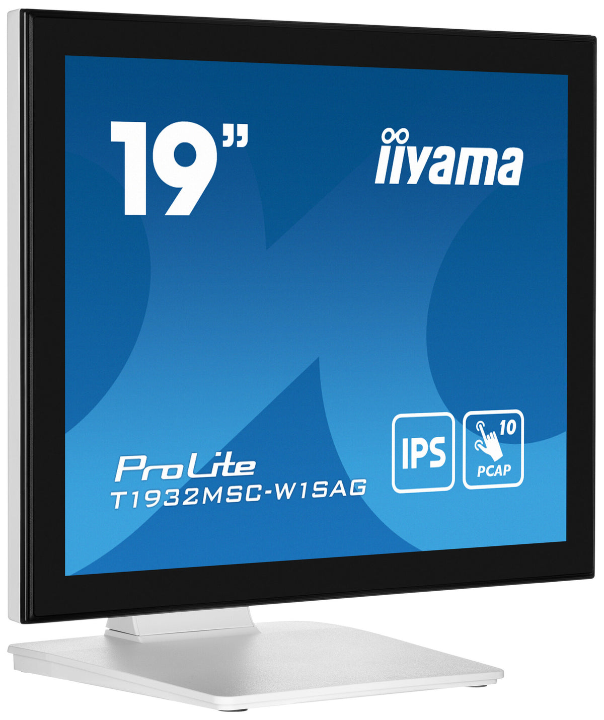 iiyama ProLite T1932MSC-W1SAG computer monitor 48.3 cm (19&quot;) 1280 x 1024 pixels Full HD LED Touchscreen Tabletop White