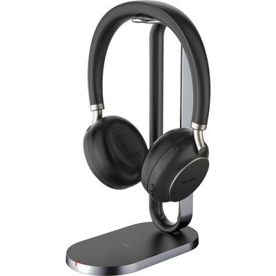 Yealink BH76 Headset Wireless Head-band Music USB Type-A Bluetooth Charging stand Black