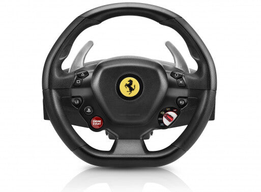 Thrustmaster T80 Ferrari 488 GTB Edition - Wired USB Steering wheel + Pedals for PC / PS4 / PS5