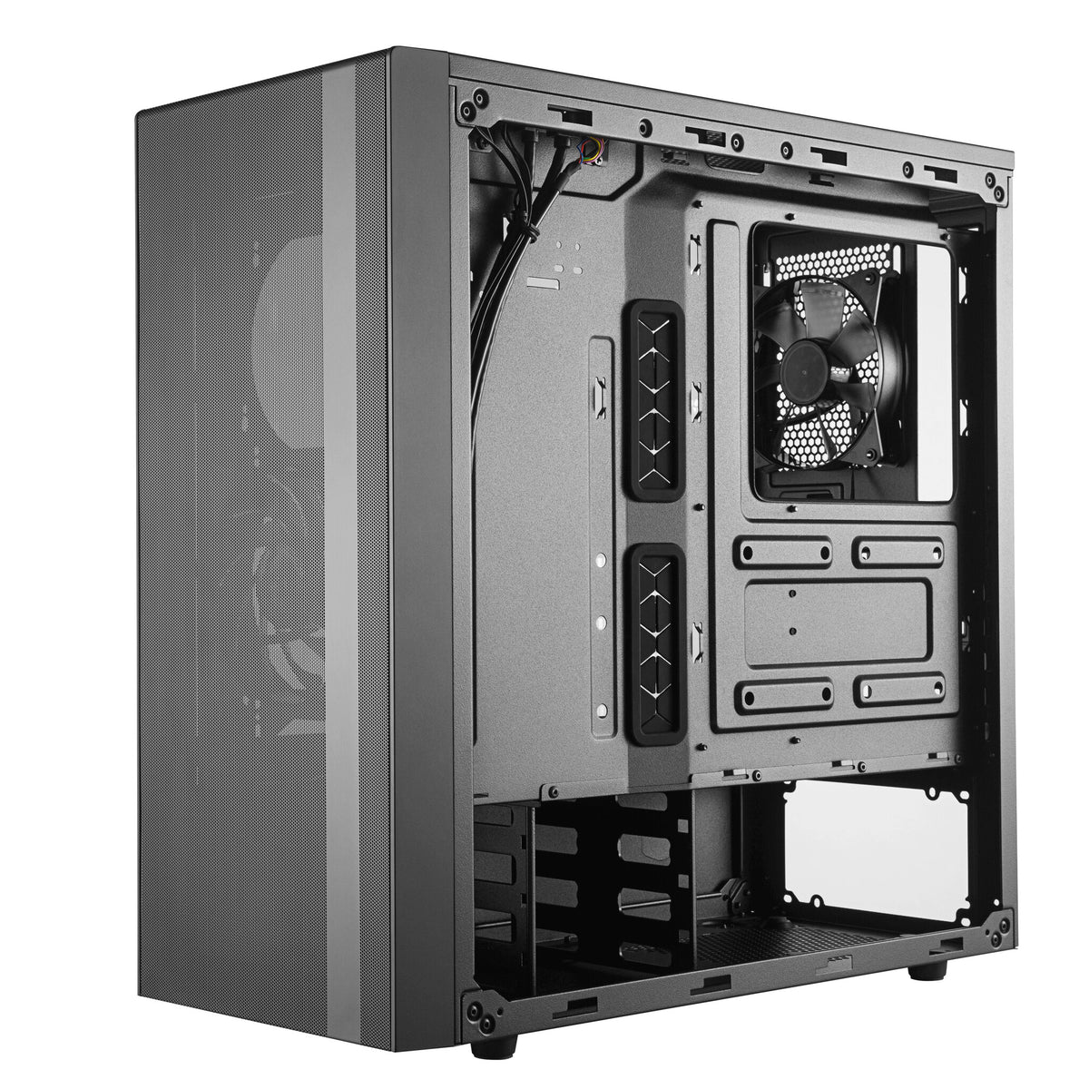 Cooler Master MasterBox NR600 - ATX Mid Tower Case in Black (No ODD)