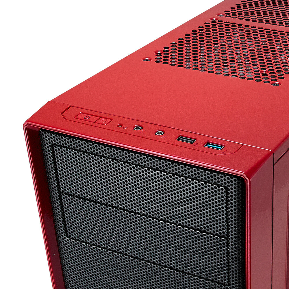 Fractal Design Focus G - ATX Mid Tower Case in Black / Red