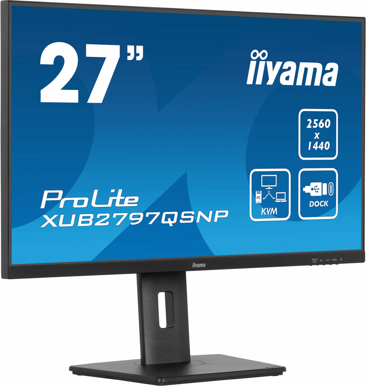 iiyama ProLite XUB2797QSNP-B1 - 68.6 cm (27&quot;) - 2560 x 1440 pixels WQHD LED Monitor