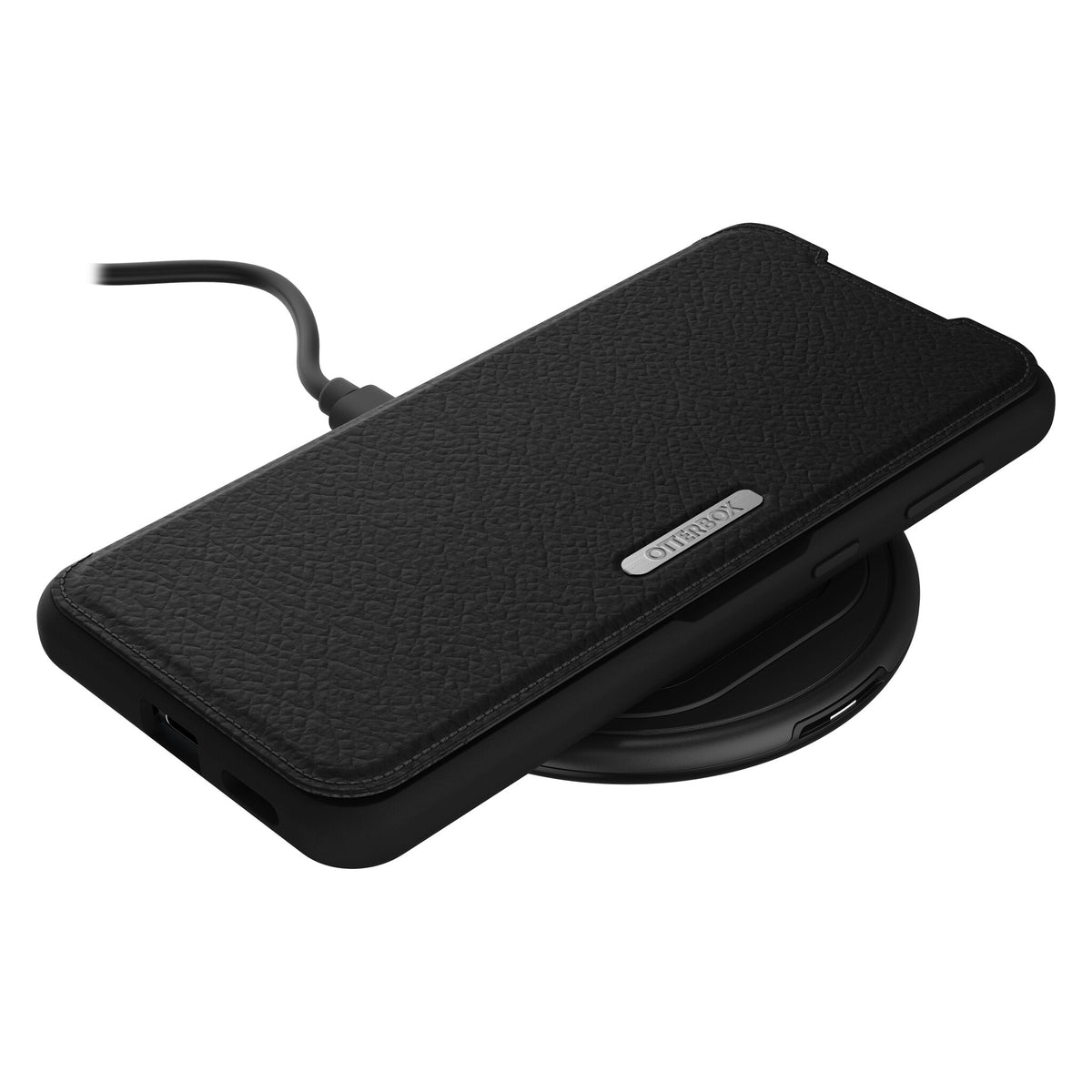 OtterBox Strada Folio Series for Samsung Galaxy S21+ (5G) in Black