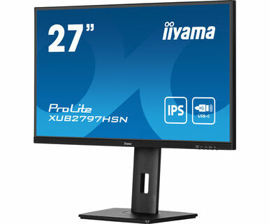 iiyama ProLite XUB2797QSU-B1 - 61 cm (24&quot;) - 2560 x 1440 pixels Wide Quad HD LED Monitor