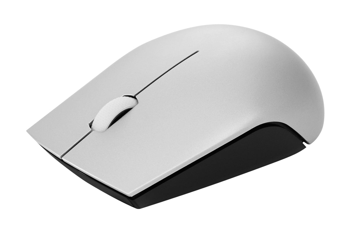 Lenovo 520 - RF Wireless Optical Mouse in Black / Platinum - 1,000 DPI