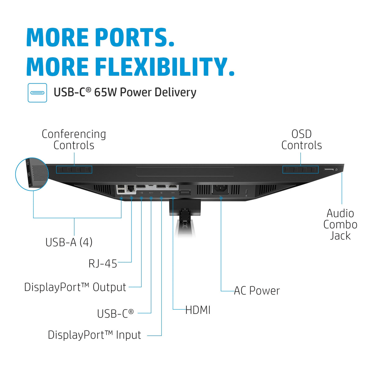 HP E24M G4 - 60.5 cm (23.8&quot;) - 1920 x 1080 pixels FHD Monitor