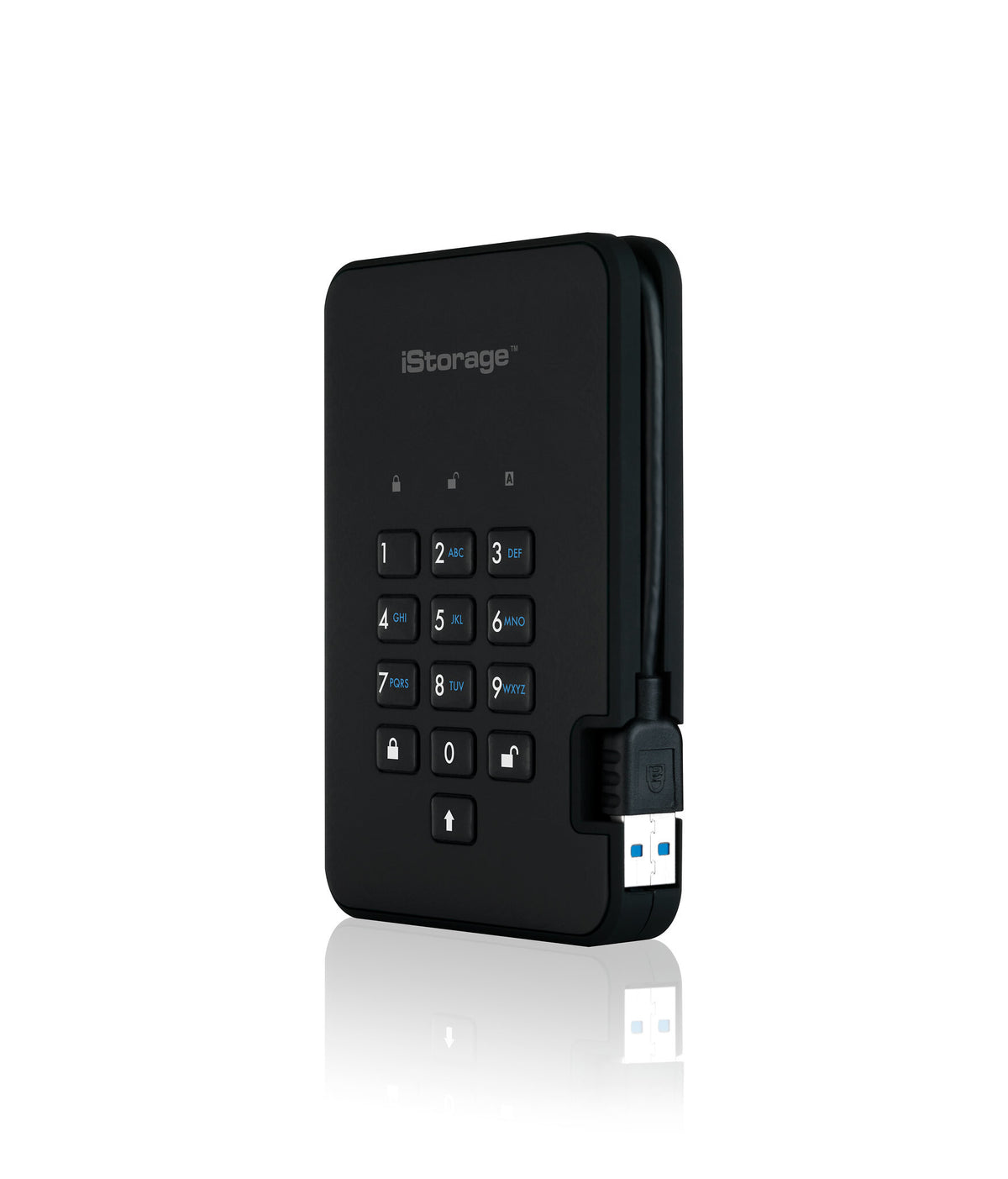 iStorage diskAshur2 - Secure Encrypted External solid state drive in Black - 4 TB