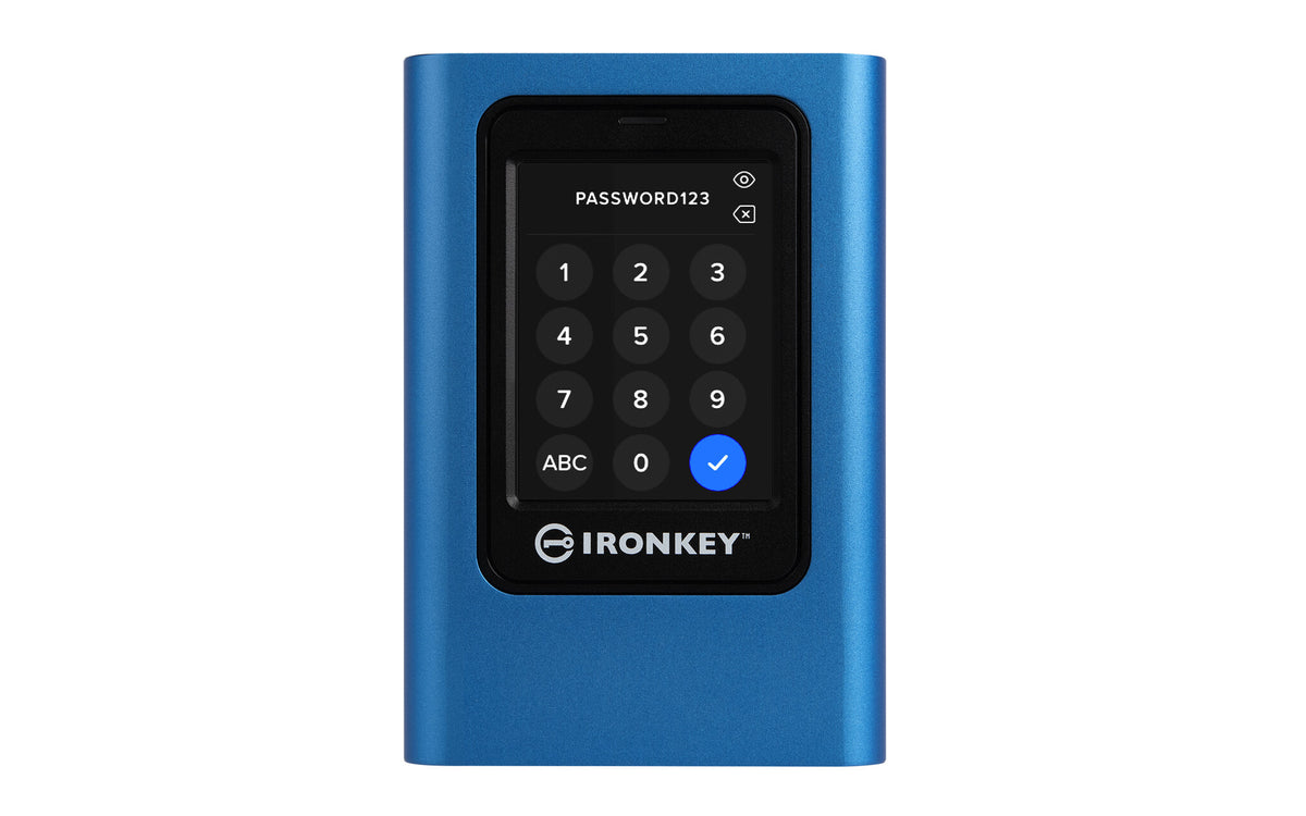 Kingston Technology IronKey Privacy Vault 80ES - Encrypted External SSD -  1.92 TB