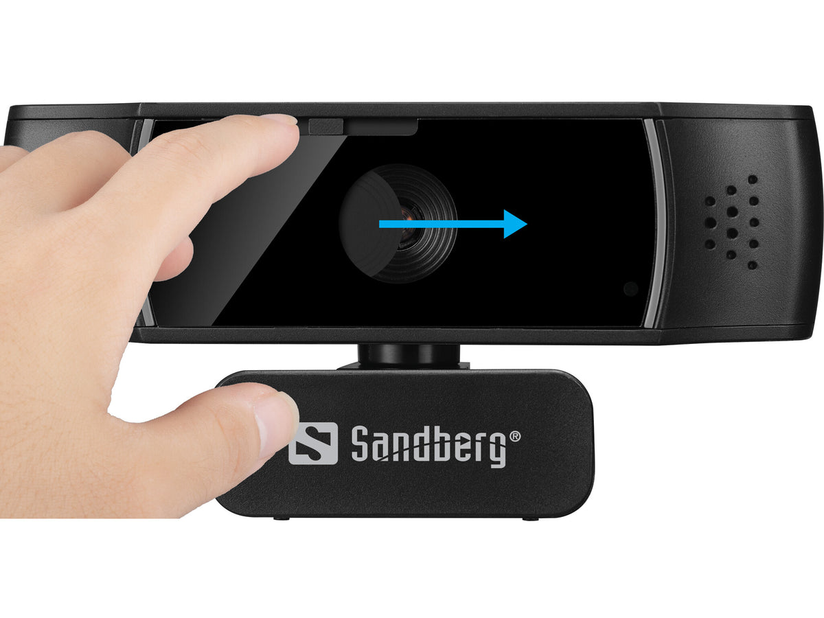 Sandberg Autofocus DualMic - 1080p Full HD USB Webcam