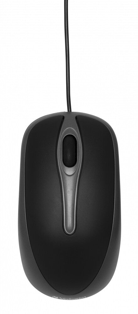 Verbatim 49019 - Ambidextrous USB Type-A Optical mouse - 1,000 DPI