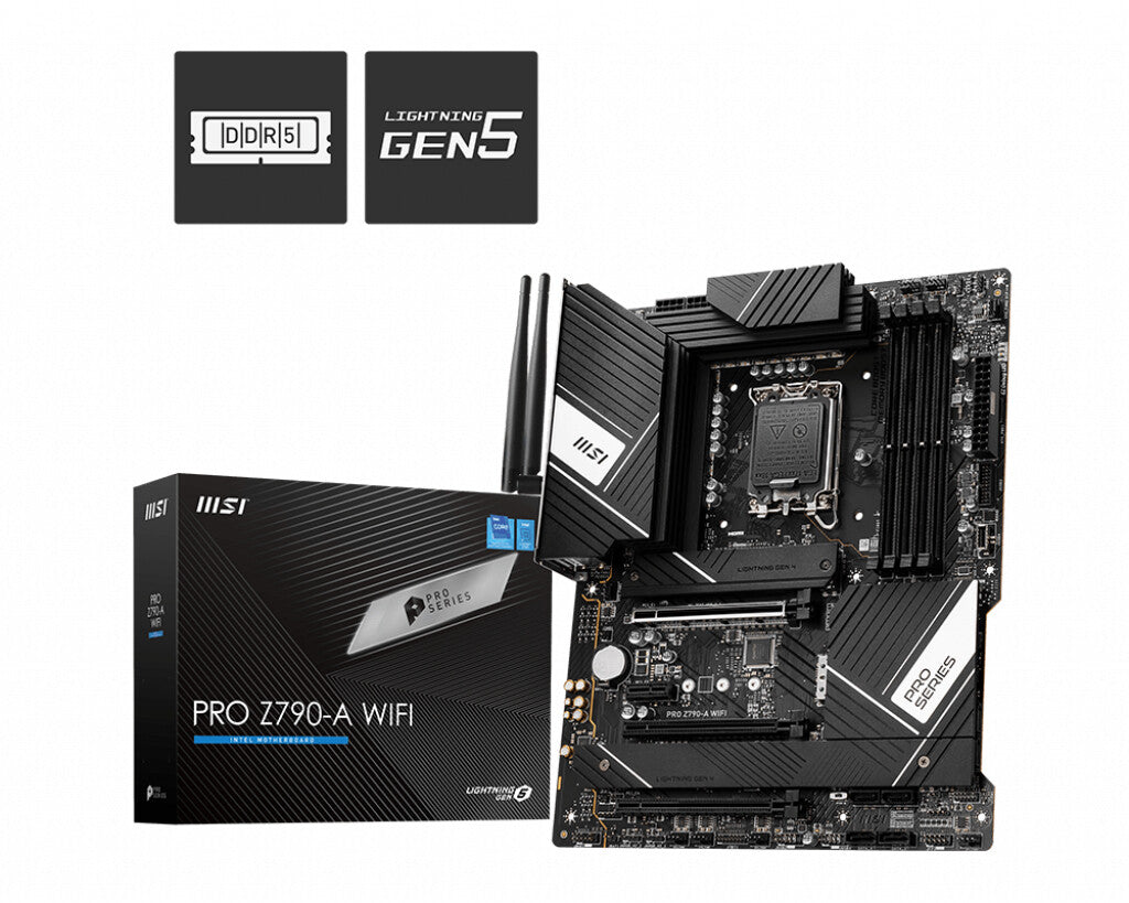 MSI PRO Z790-A WIFI ATX motherboard - Intel Z790 LGA 1700