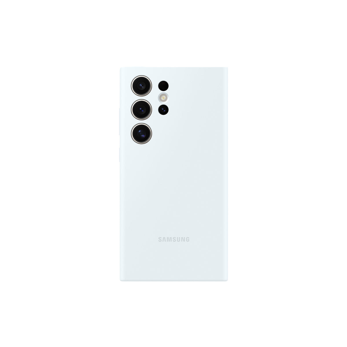 Samsung Silicone Case for Galaxy S24 Ultra in White