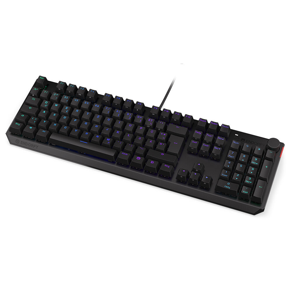 ENDORFY Thock - USB Wired RGB Mechanical Keyboard in Black (QWERTZ German)