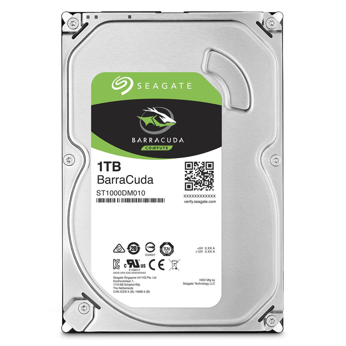 Seagate Barracuda - 7.2K RPM Serial ATA III 3.5&quot; HDD - 1 TB