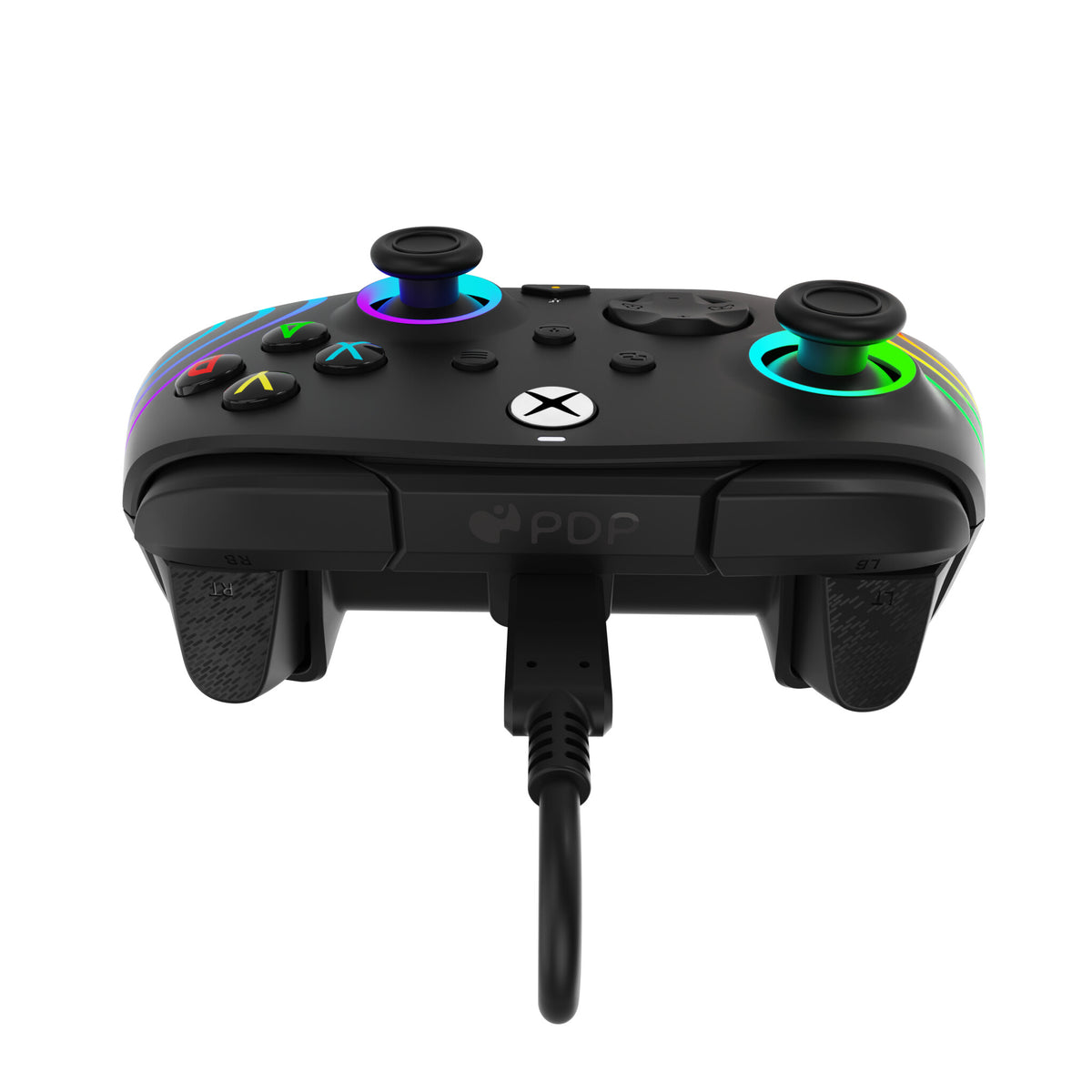 PDP Afterglow Wave - Wired USB Gamepad for PC / Xbox Series X|S in Black