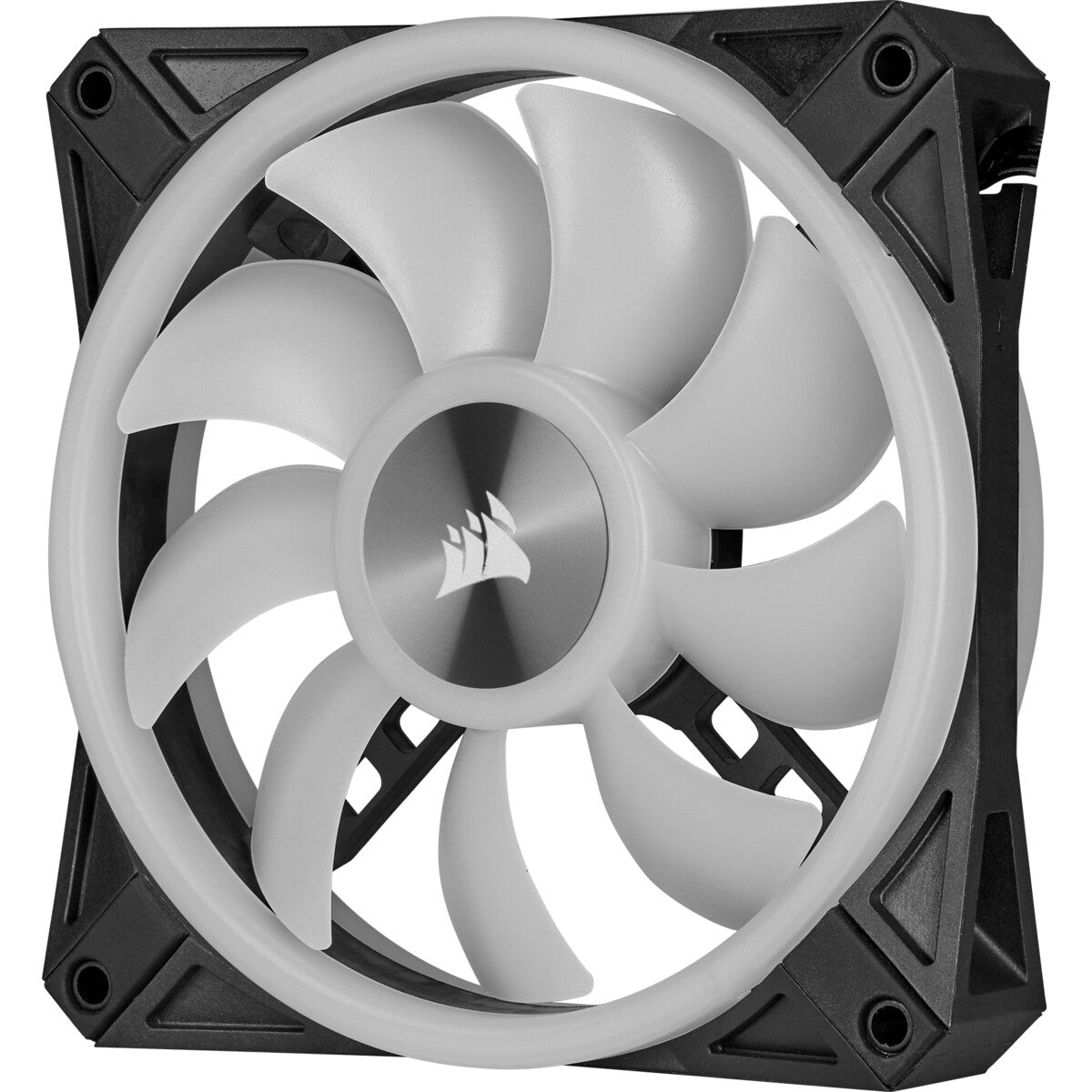 Corsair iCUE QL120 RGB - Computer Case Fan in Black / White - 120mm (Pack of 3)