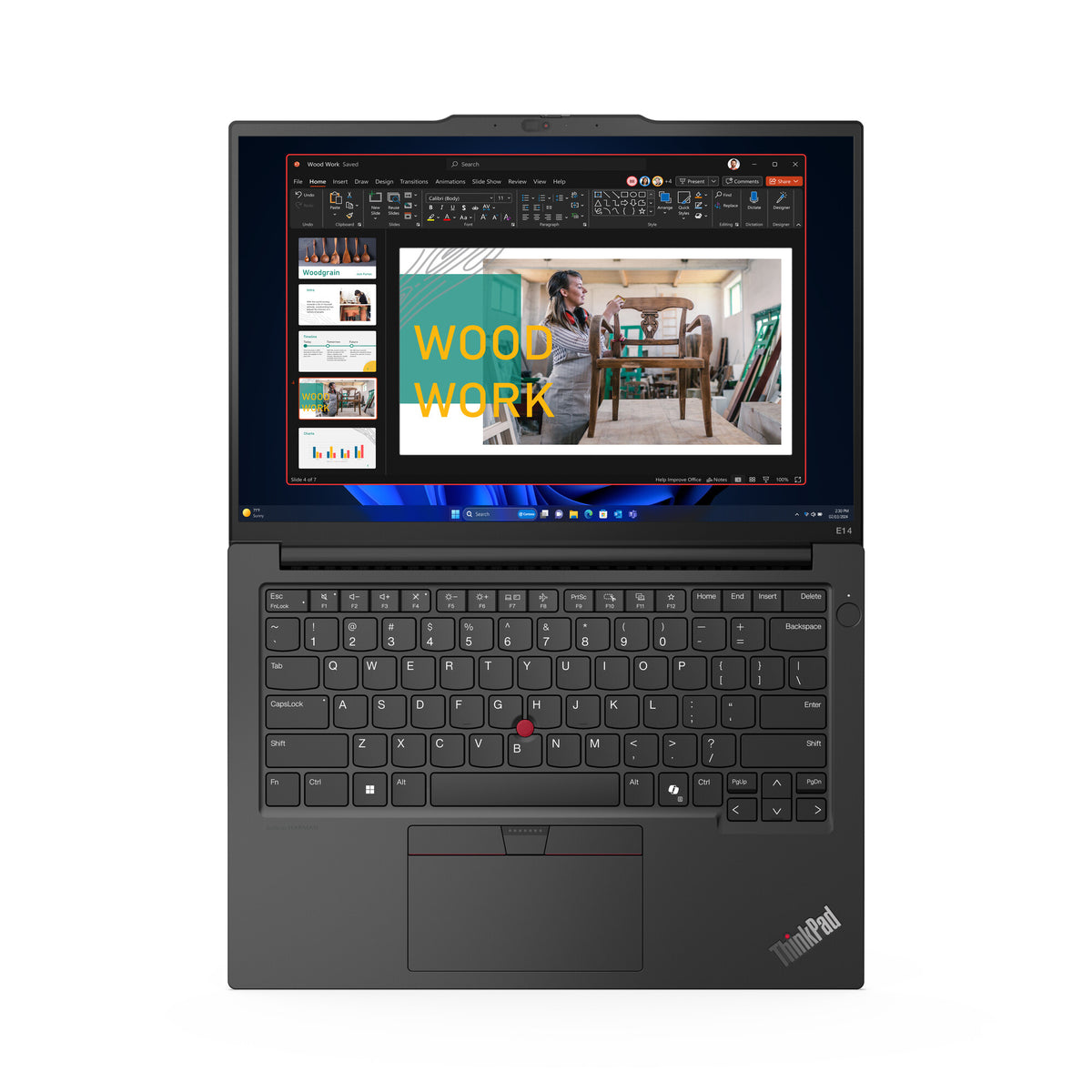 Lenovo ThinkPad E14 Laptop - 35.6 cm (14&quot;) - AMD Ryzen™ 5 7535HS - 16 GB DDR5-SDRAM - 256 GB SSD - Wi-Fi 6E - Windows 11 Pro - Black