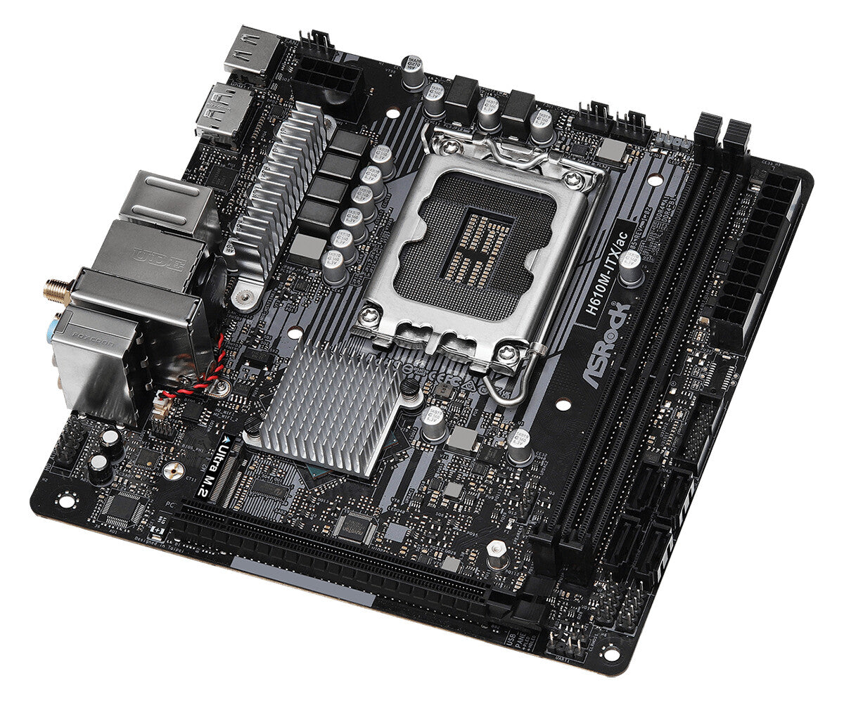 Asrock H610M-ITX/ac mini ITX motherboard - Intel H610 LGA 1700