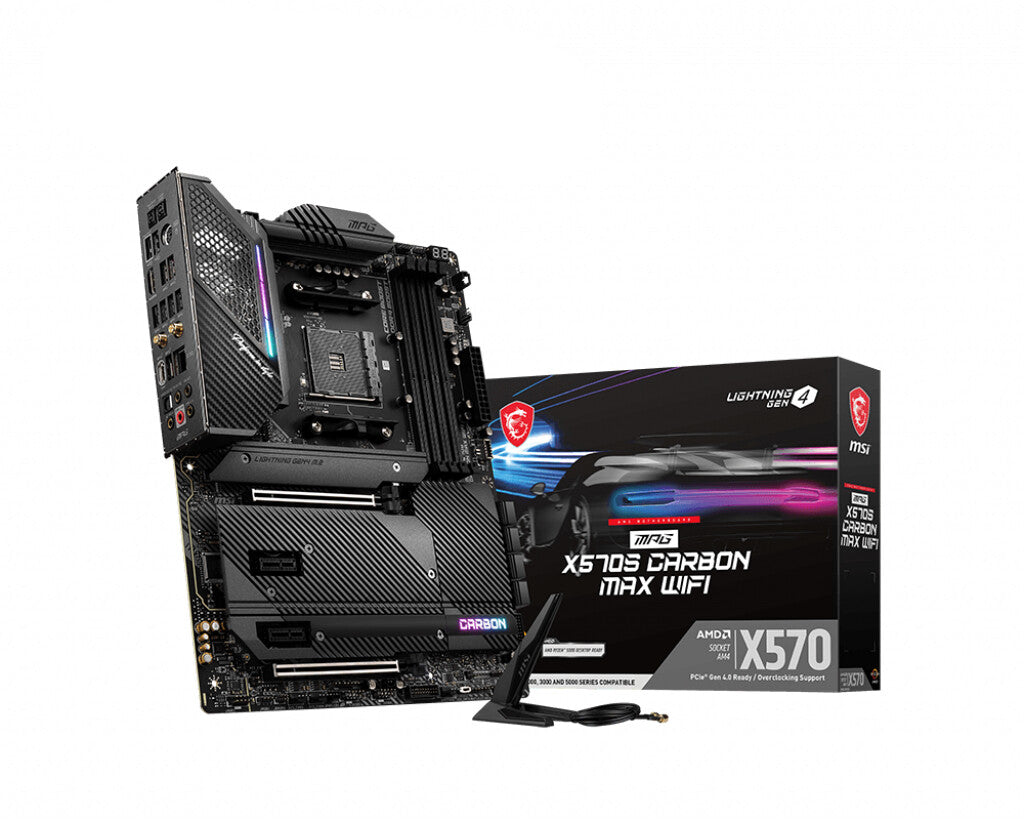 MSI MPG X570S CARBON MAX WIFI ATX motherboard - AMD X570 Socket AM4