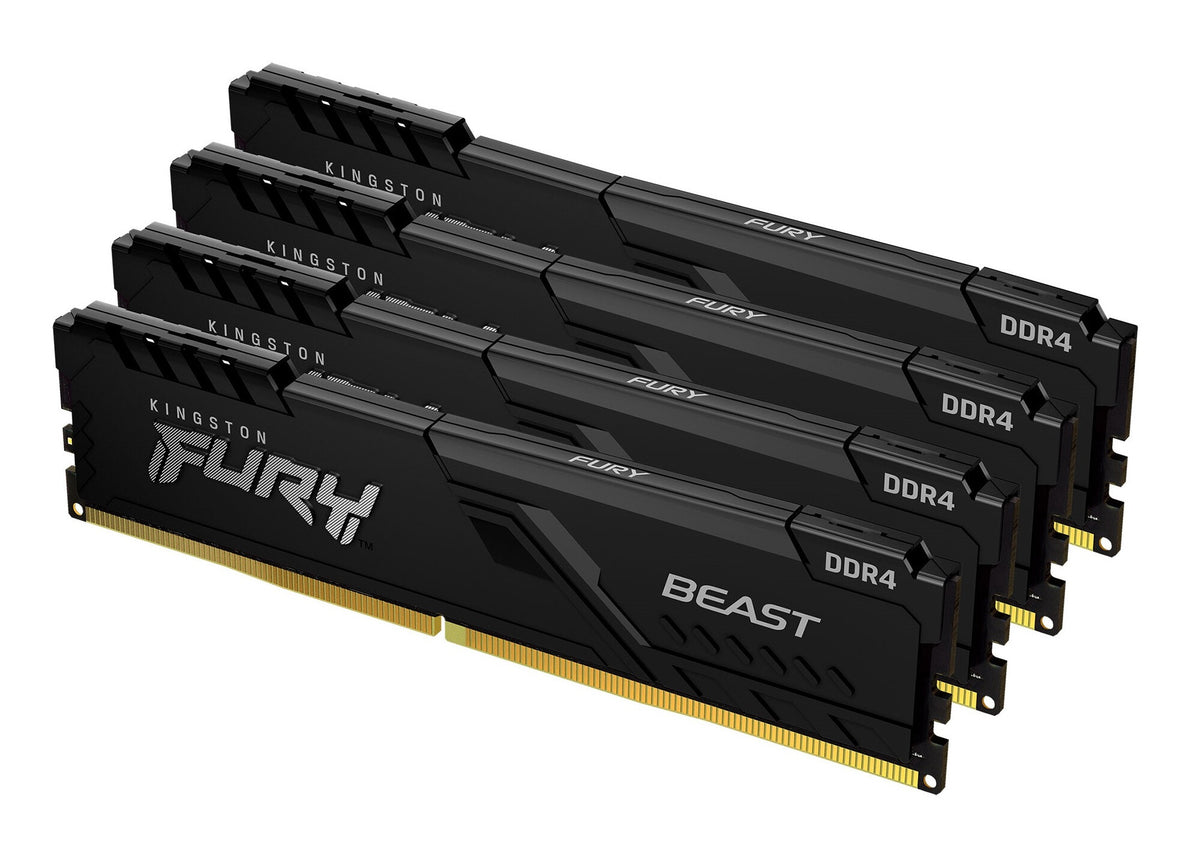 Kingston Technology FURY Beast - 128 GB 4 x 32 GB DDR4 3600MT/s memory module