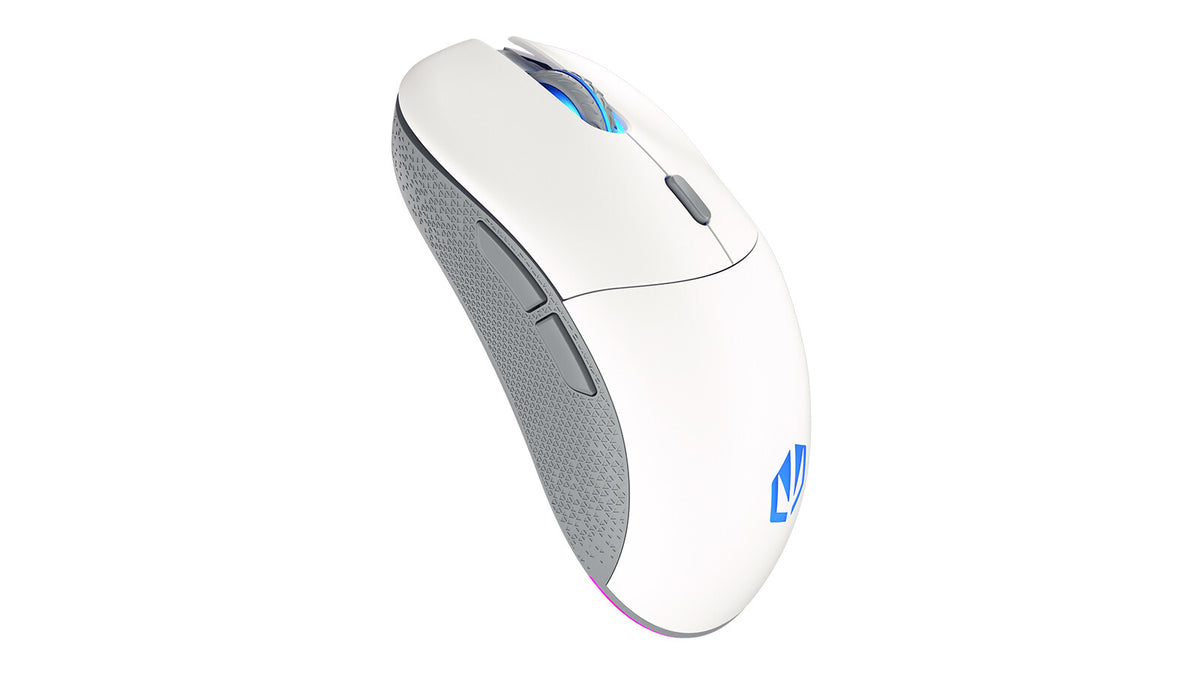 ENDORFY GEM Plus - USB Type-C Wired + RF Wireless Optical Mouse in White - 26,000 DPI