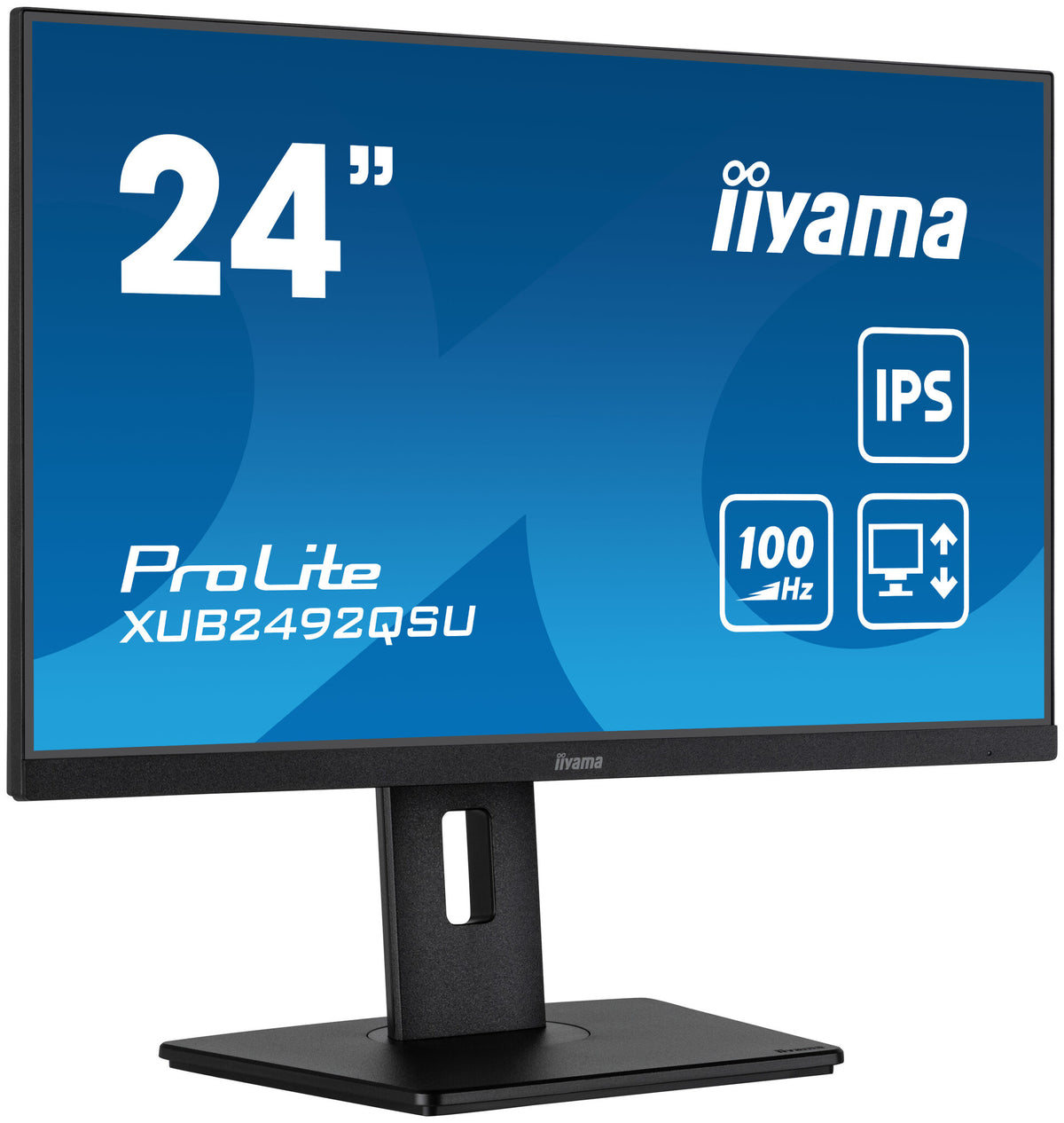 iiyama ProLite XUB2492QSU-B1 - 60.5 cm (23.8&quot;) - 2560 x 1440 pixels Wide Quad HD LED Monitor