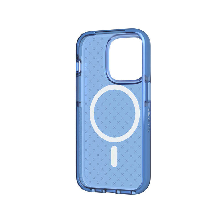 Tech21 Evo Check with MagSafe for iPhone 14 Pro in Tranquil Blue