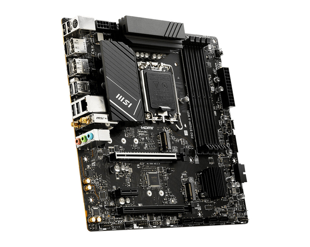 MSI PRO B760M-A WIFI micro ATX motherboard - Intel B760 LGA 1700