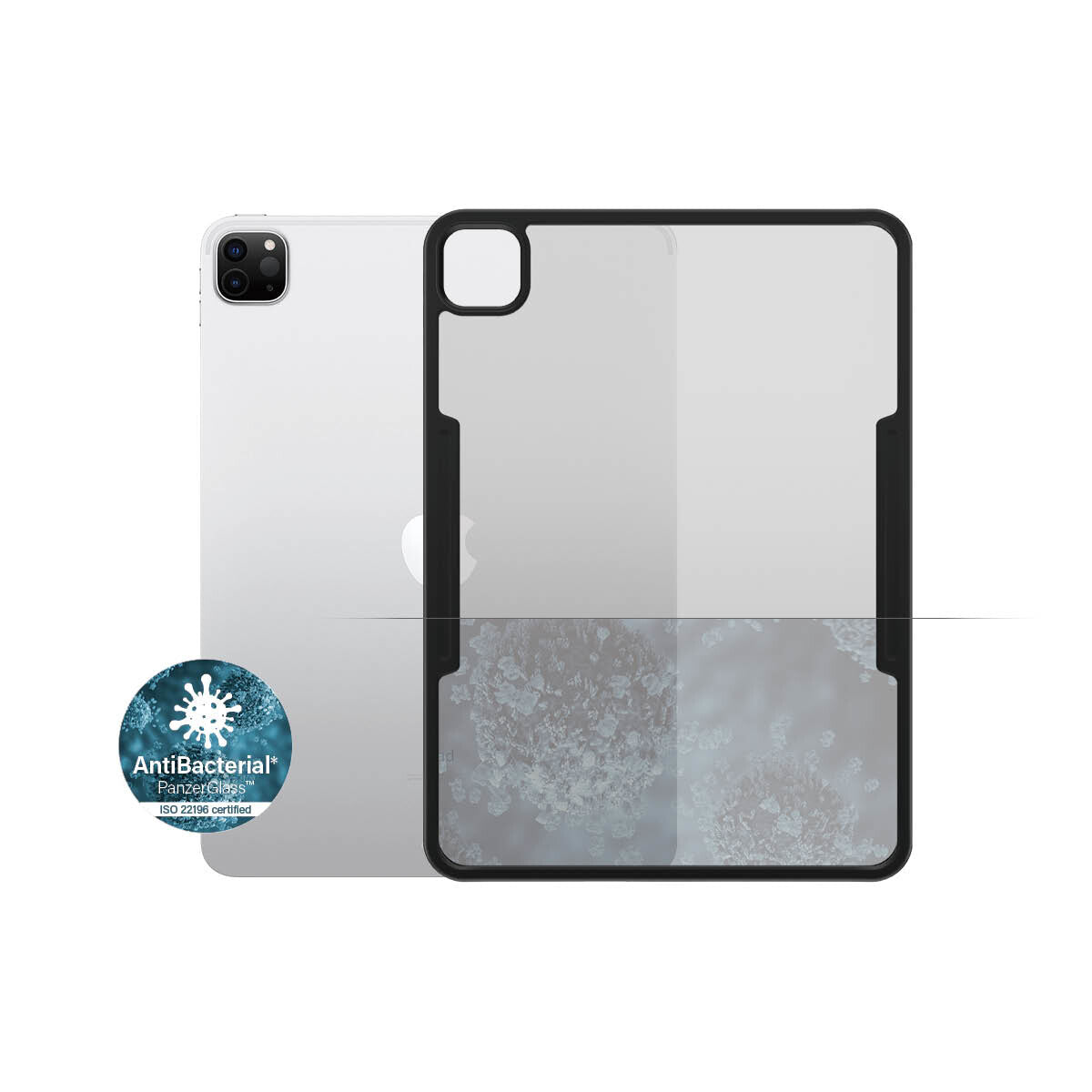 PanzerGlass ® ClearCase™ for 11&quot; iPad in Black / Transparent