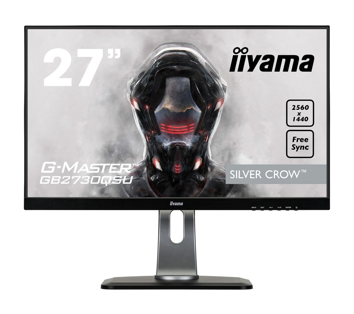 iiyama G-MASTER GB2730QSU-B1 LED display 68.6 cm (27&quot;) 2560 x 1440 pixels Quad HD Black Monitor