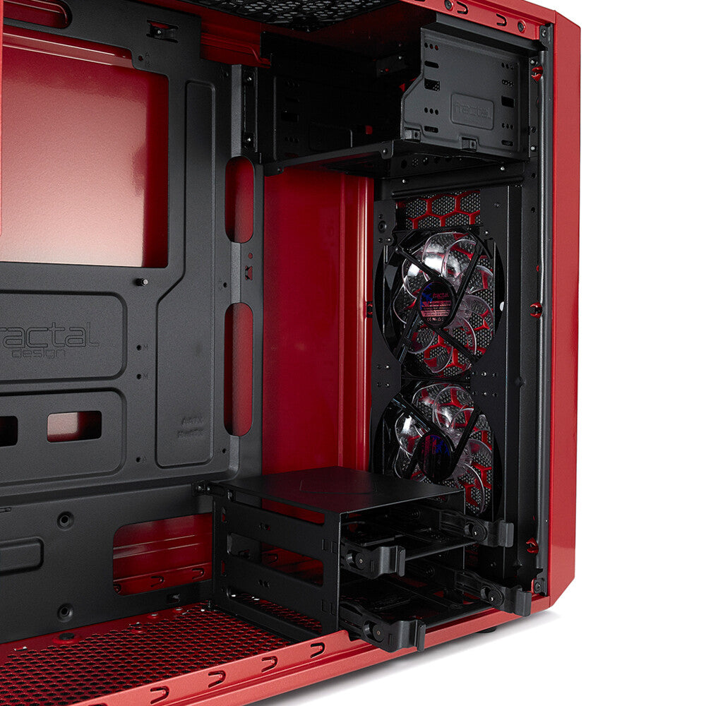 Fractal Design Focus G - ATX Mid Tower Case in Black / Red